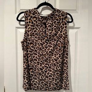 Leopard Print Top from Hayden / Sleeveless Cheetah Print Tank Top / Animal Print